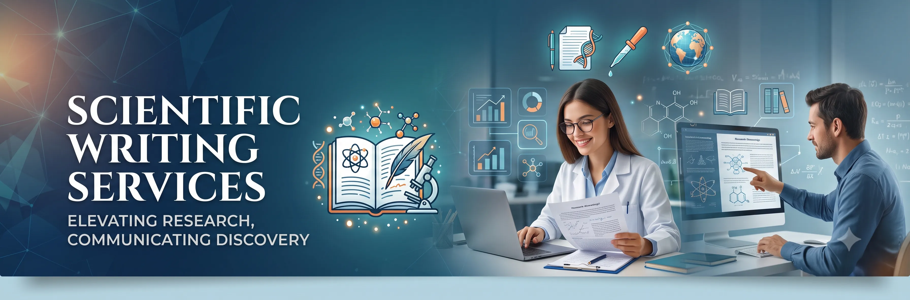 Scientific Communication Services Banner